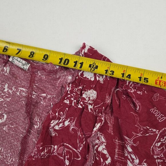 NWOT Free People Everything's Rosy Bodysuit RARE Rodeo Red Western Print Size XL - Picture 10 of 16